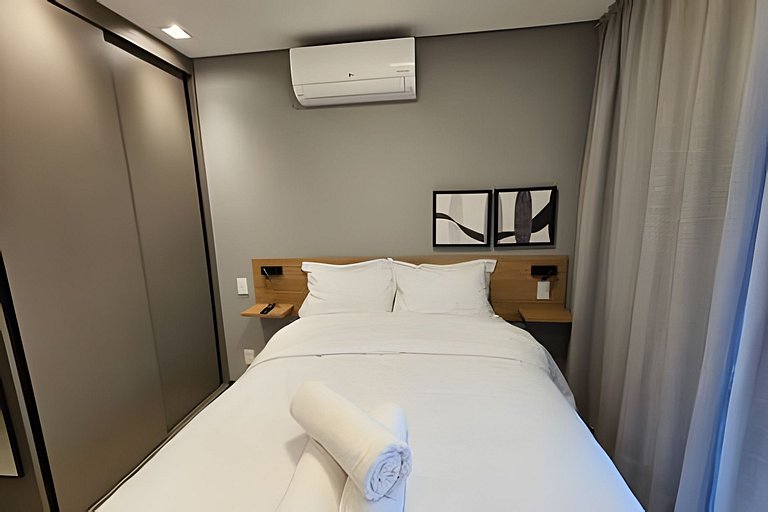 Studio novo e equipado no Anália Franco