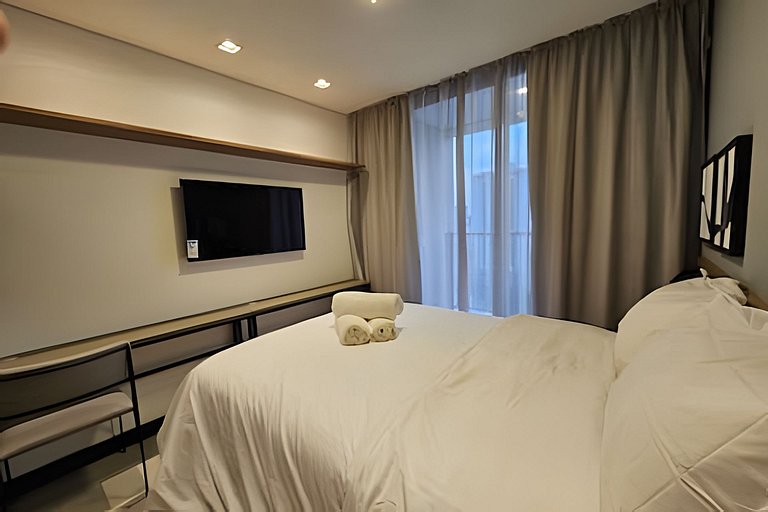 Studio elegante e funcional – curta temporada