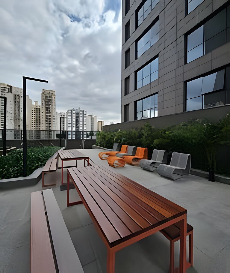 Studio elegante e funcional – curta temporada