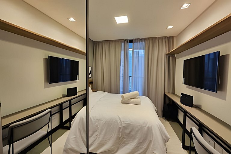 Studio completo próximo ao Shopping.