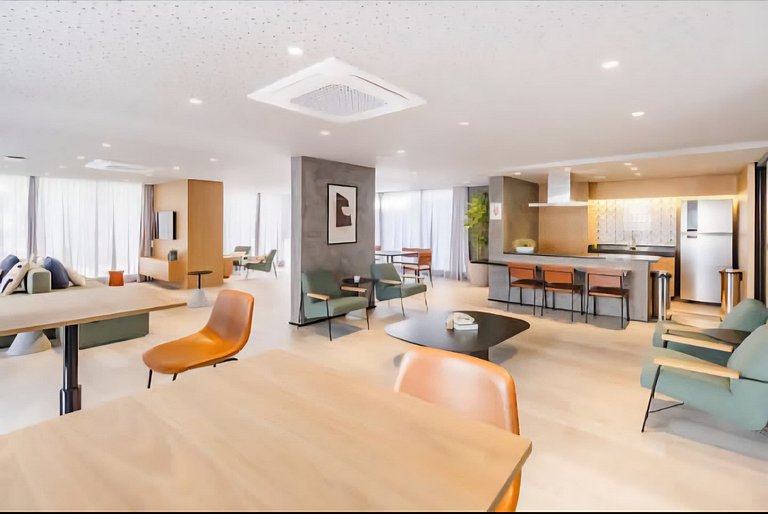 Studio próximo H. São Luís, Shopping Anália Franco