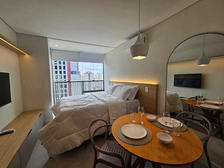 Studio com excelente localização no Tatuapé