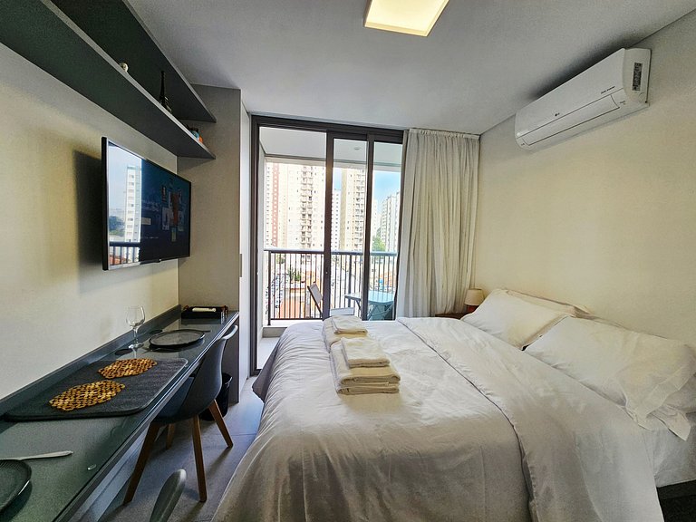 Studio moderno no Tatuapé próximo ao metrô