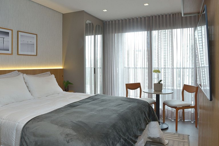 Apartamento completo, equipado e com Enxoval