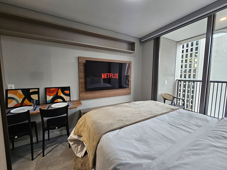 Studio Funcional no Almagah 227 | 200m Metrô