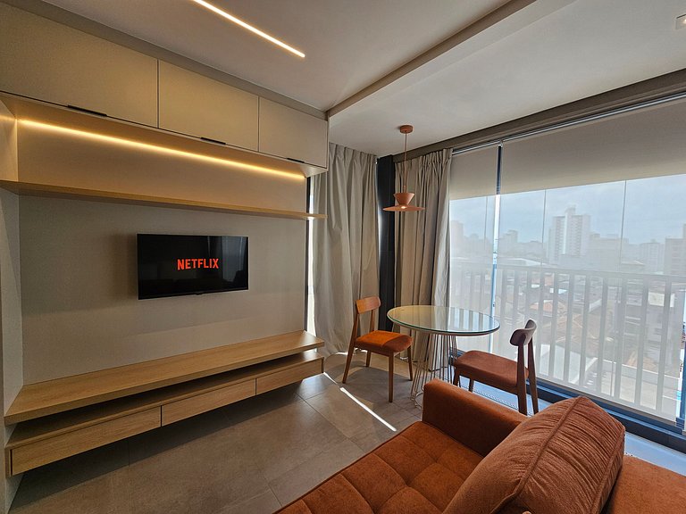 Studio próximo H. São Luís, Shopping Anália Franco