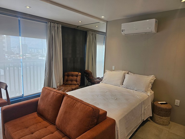 Studio próximo H. São Luís, Shopping Anália Franco