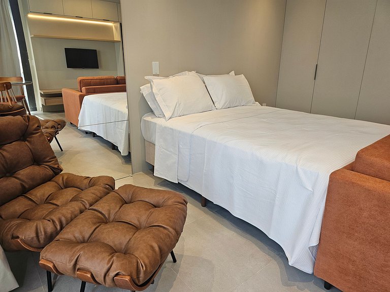 Studio próximo H. São Luís, Shopping Anália Franco