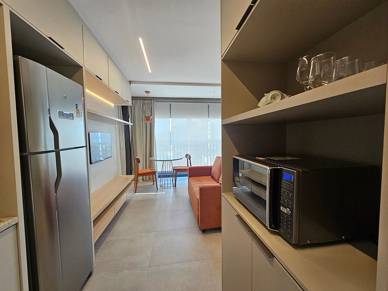 Studio próximo H. São Luís, Shopping Anália Franco