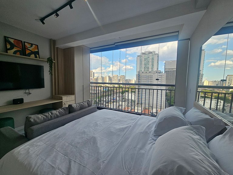 Apartamento com Piscina no Rooftop