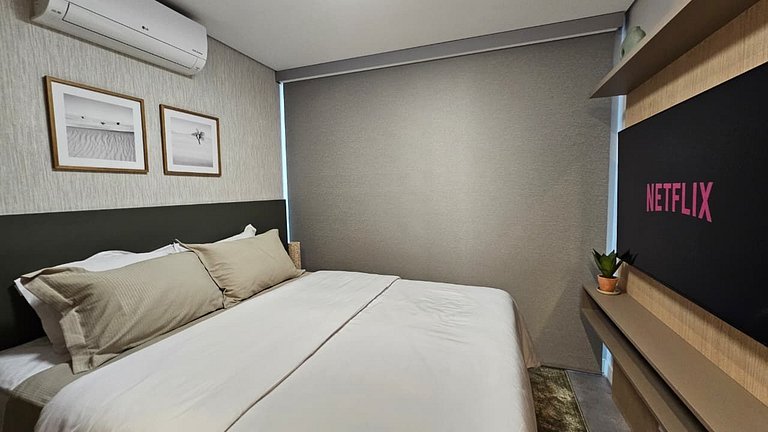 Studio novo e moderno em um edifício exclusivo