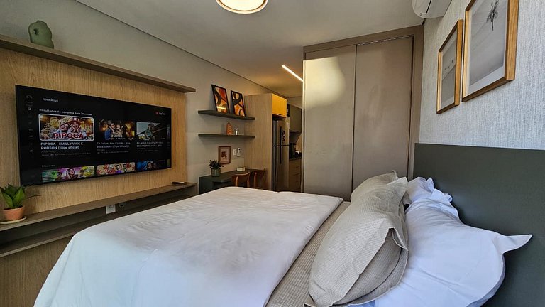 Studio novo e moderno em um edifício exclusivo