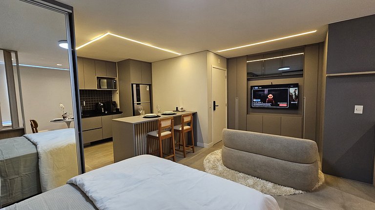 Studio com garagem no Tatuapé