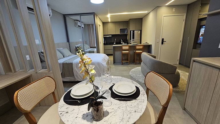 Studio com garagem no Tatuapé