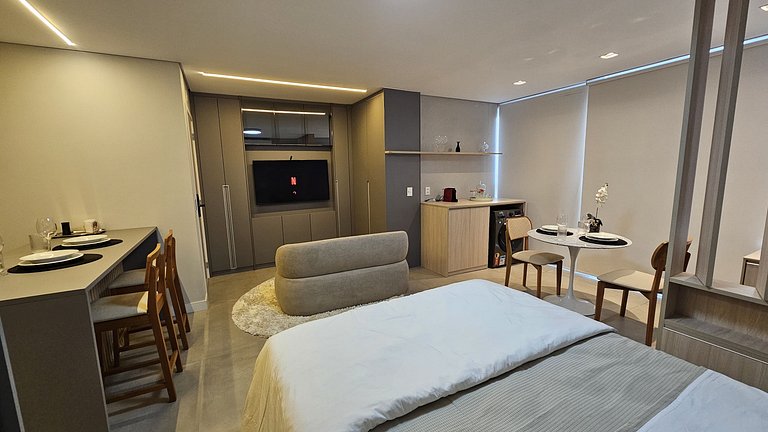 Studio com garagem no Tatuapé