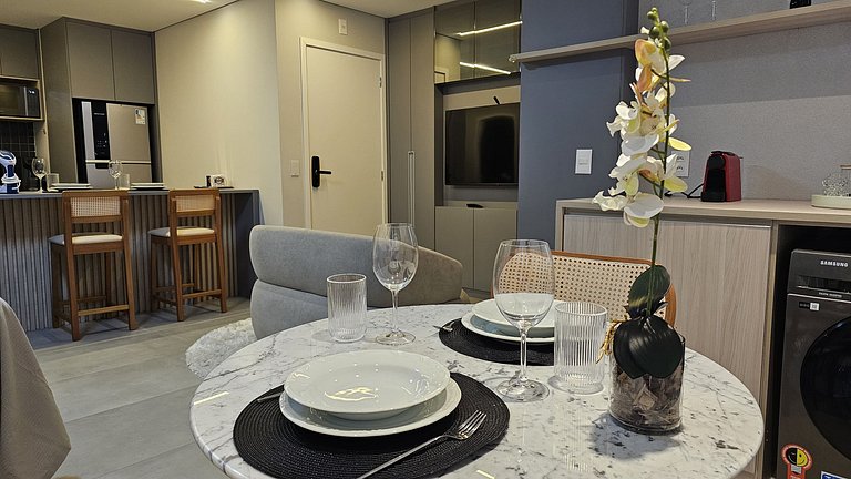 Studio com garagem no Tatuapé