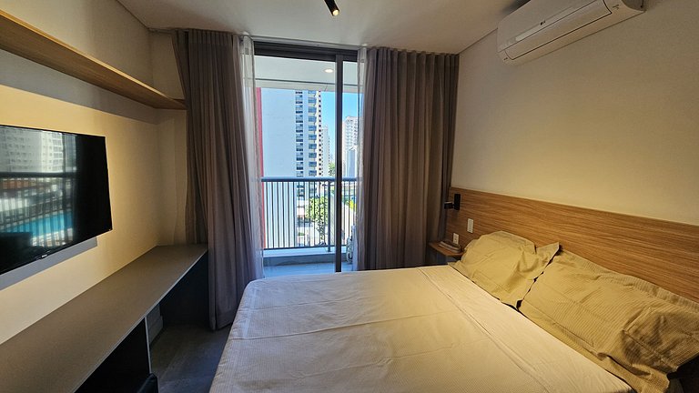 Novo studio c/ ótima localização